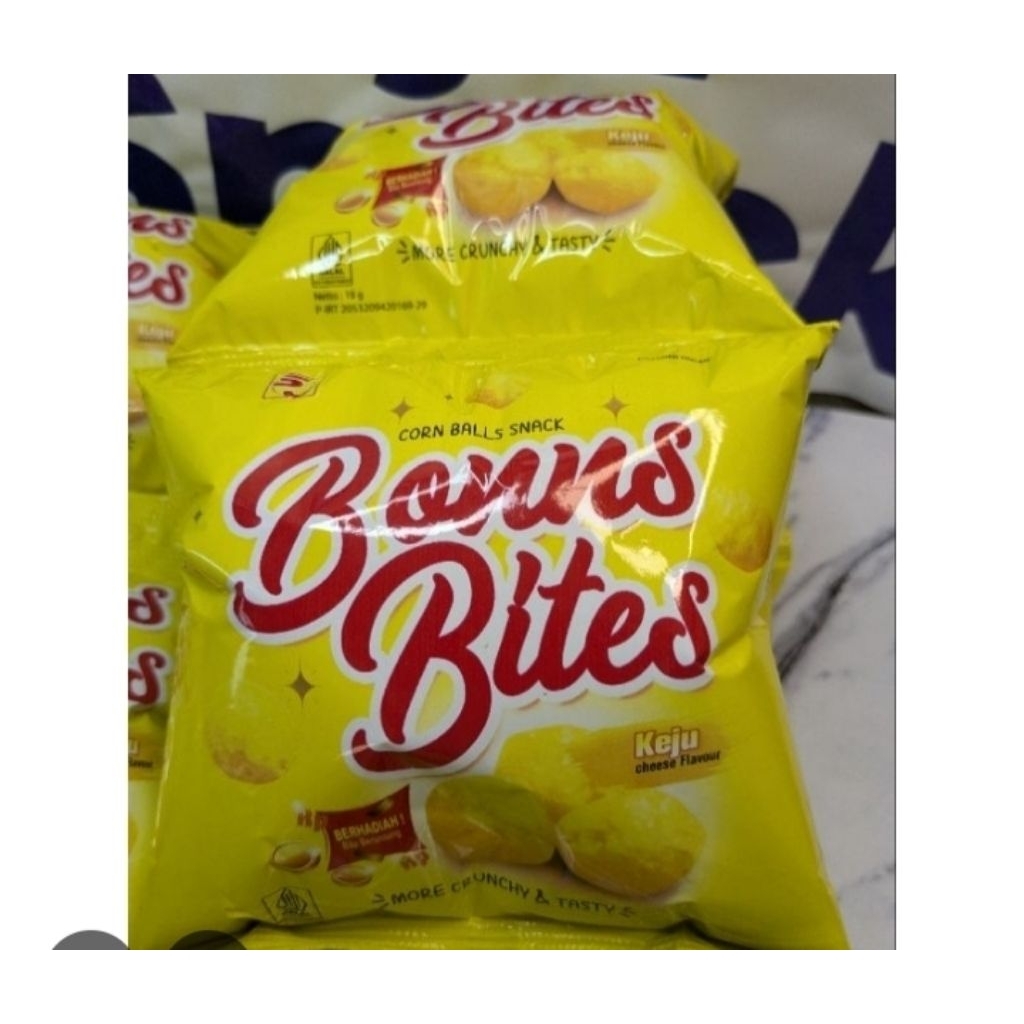 

BONNS BITES CIKI VIRAL BERHADIAH UANG TUNAI LANGSUNG ( 1 RENCENG ISI 10 PCS)