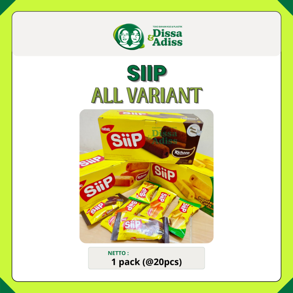 

Siip Nabati 80gr [20 Bungkus] | Tobaqdissa