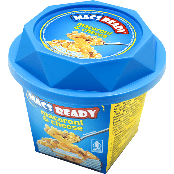 

MACSReady Macaroni & Cheese, 1,5menit saja untuk Mac&Cheese enak dan cheesy..!