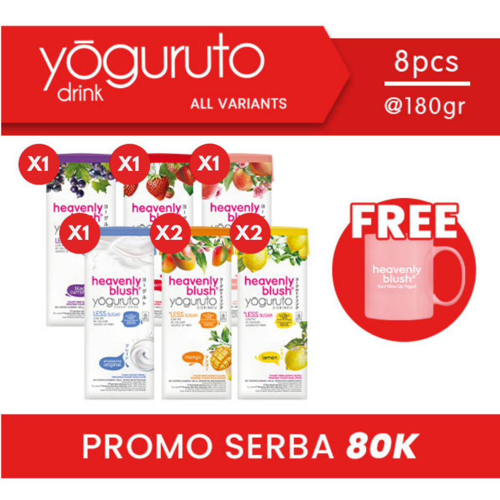

Bundling Promo HUT RI ke 80 - Heavenly Blush Yoguruto Free Mug