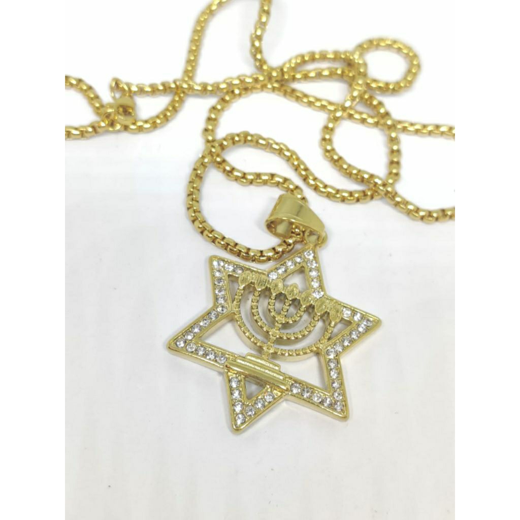 KALUNG BINTANG DAUD MENORAH MATA JUMBO