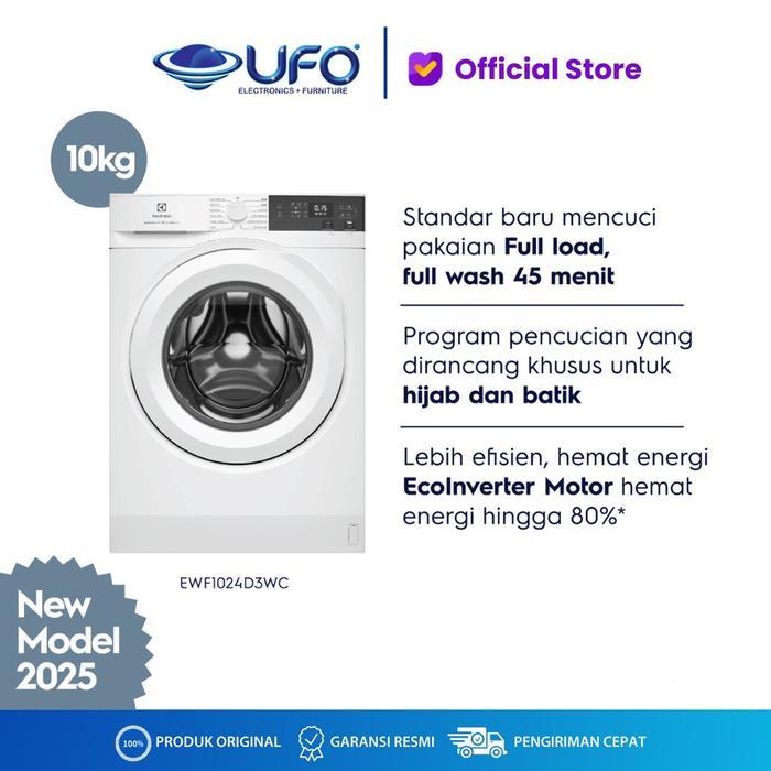 ELECTROLUX Mesin Cuci Front Loading UltimateCare 300 10kg EWF1024D3WC