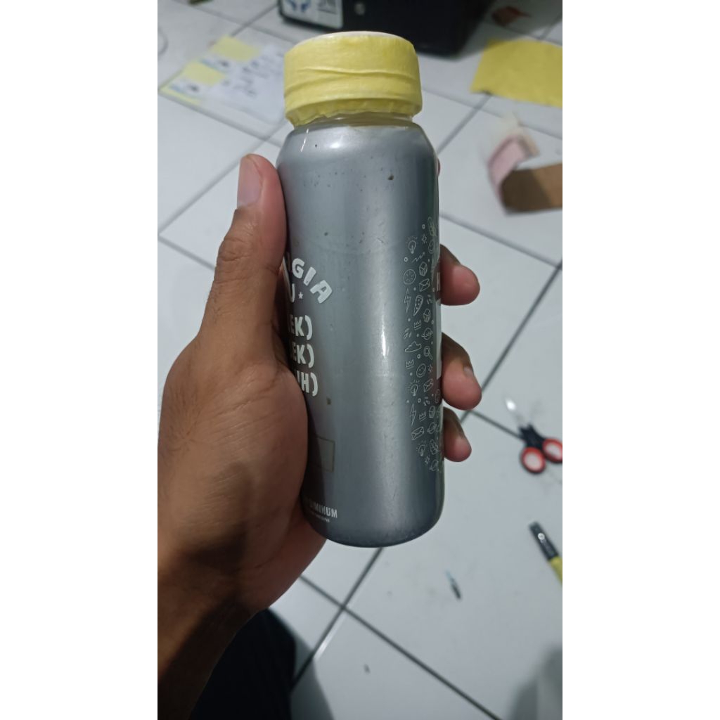 Cat PU Fine Silver 250ml Cat Motor Cat Mobil Silver Halus