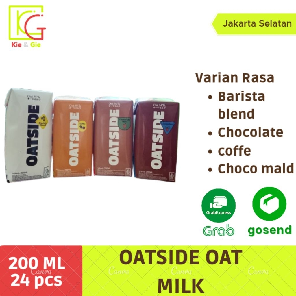 

OATSIDE mini staw Oat Milk 200ml (kemasan dengan sedotan) [karton]