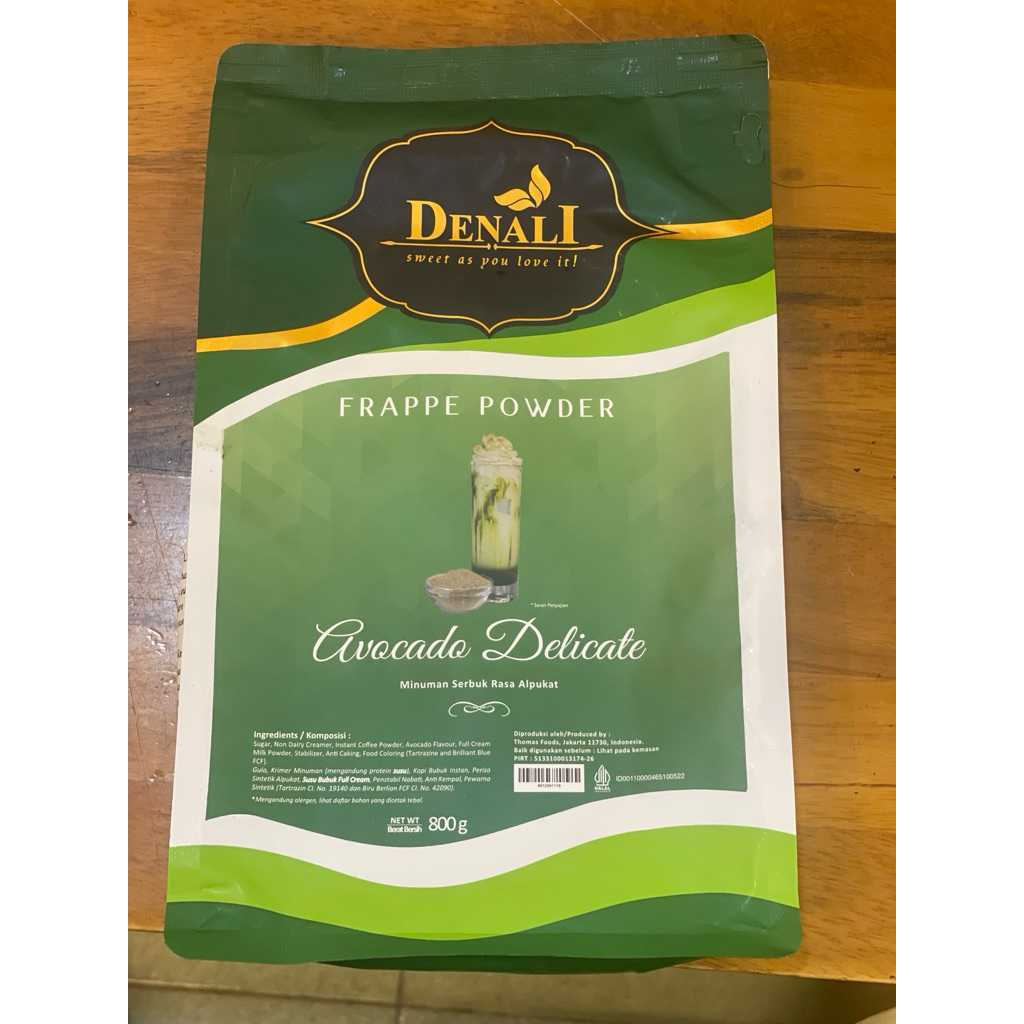 

Bubuk Powder Avocado Delicate Denali 800Grm