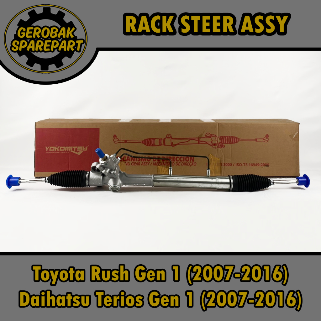 Rack Stir Steer Hydraulic Power Steering - Toyota Rush / Daihatsu Terios Old Gen 1 (2007-2016) Yokom