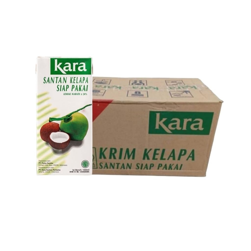 

Kara Santan Kelapa Asli Siap Pakai 12 x 1000ml/karton