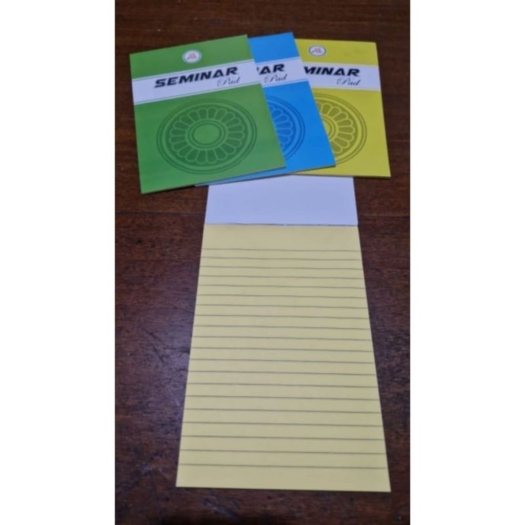 

1 PCS] SEMINAR PAD / BLOC NOTE 13CM X 19CM 20 LBR / BUKU CATATAN SEMINAR