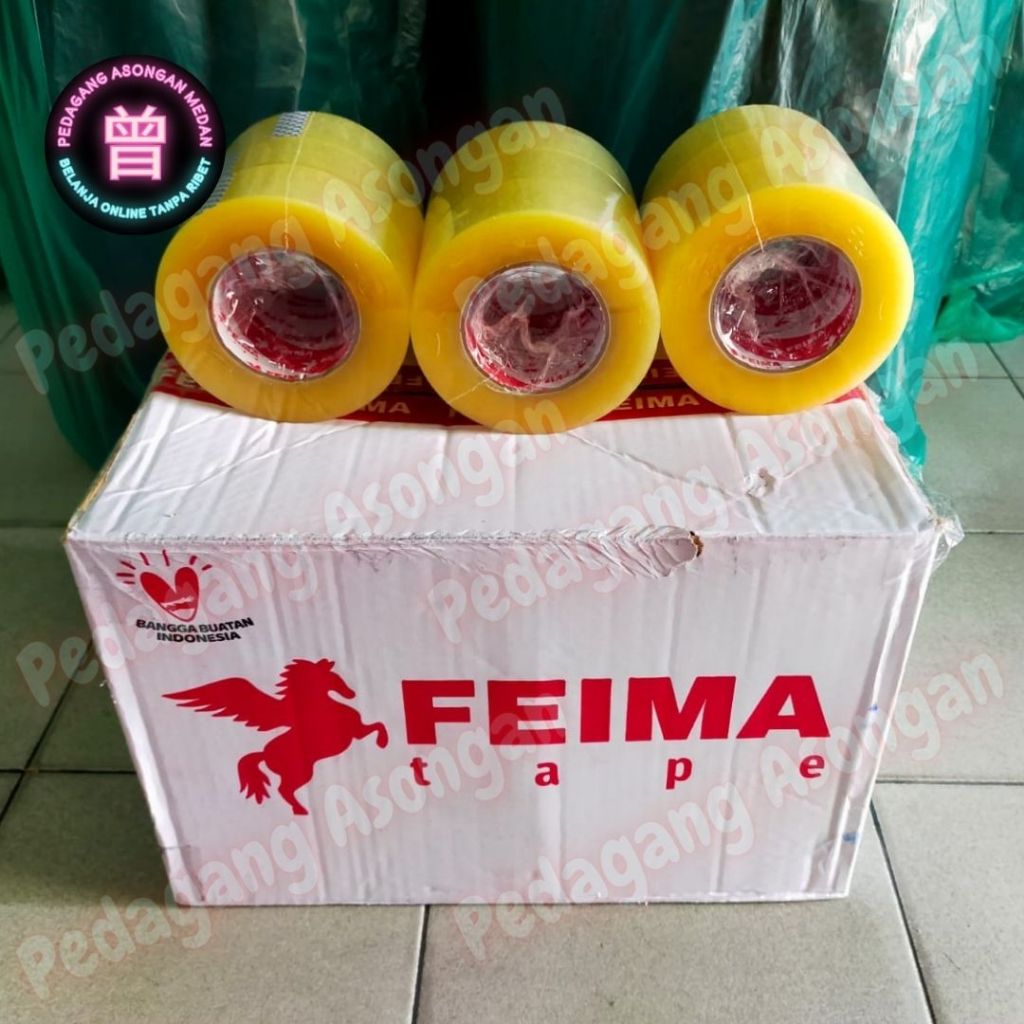 

Lakban Selotip Bening Jumbo 45mm 300yard (1 pcs)