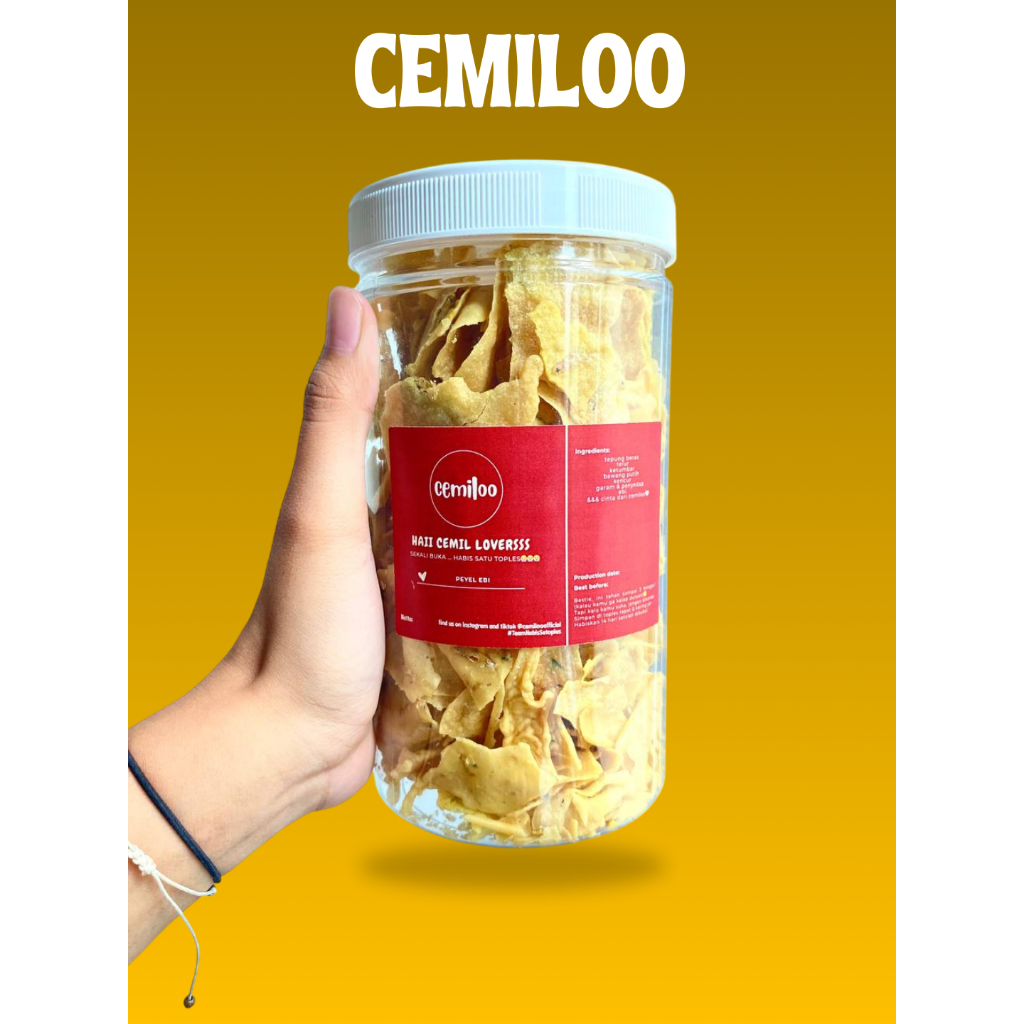 

Peyek renyah dan gurih cemiloo terenak | homemade by cemiloo
