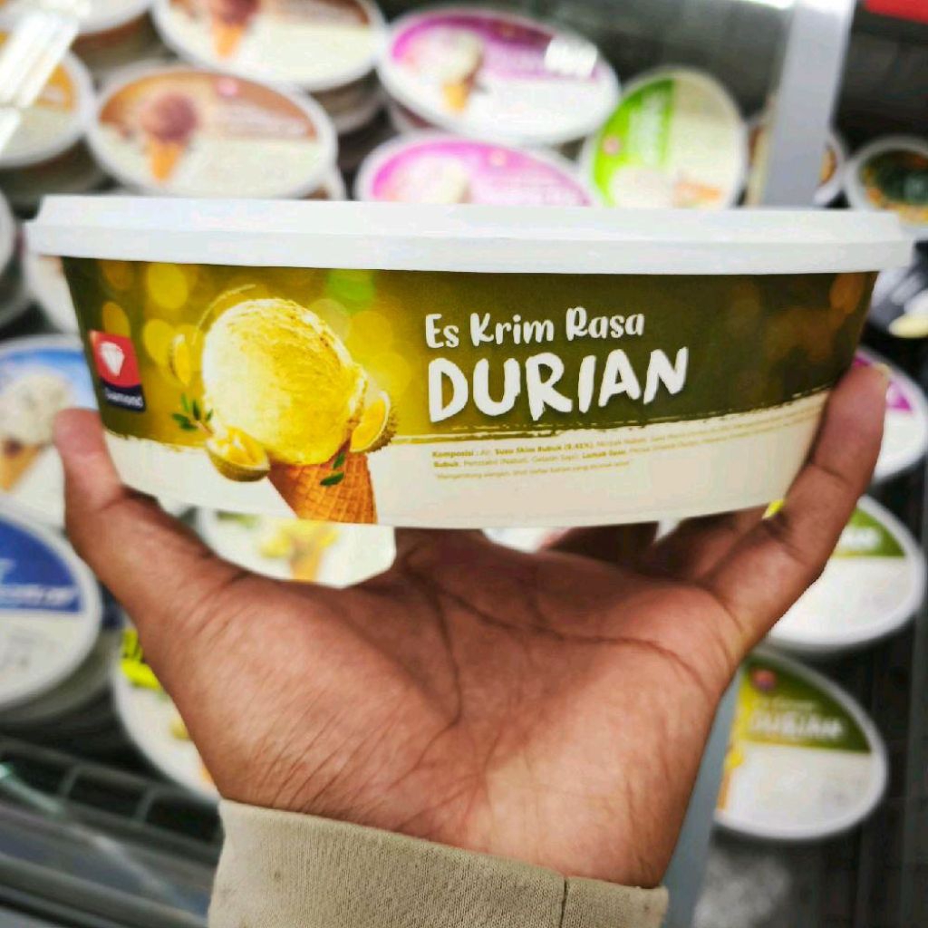 

Es krim diamond rasa durian super enak manis | cup