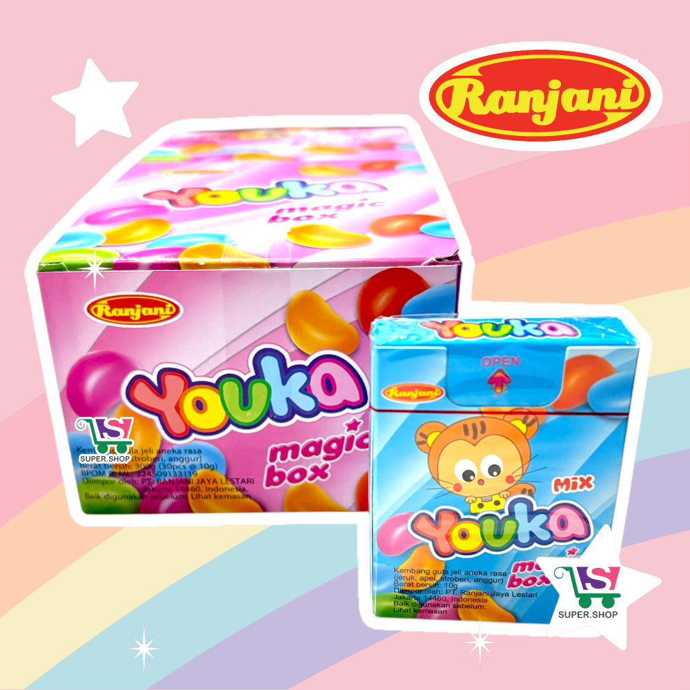 

Youka Magic Box Permen Jeli Gummy Bean (isi 30 pcs)