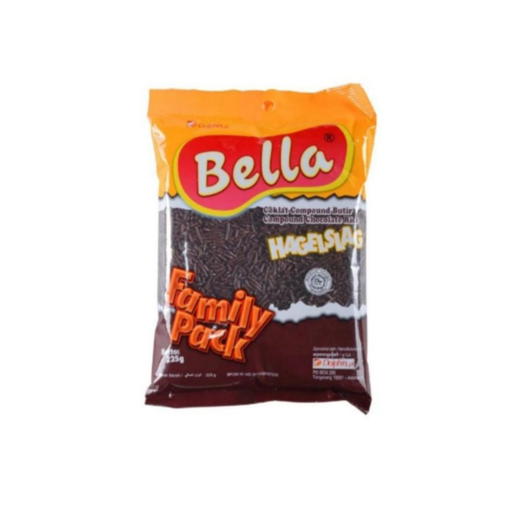 

Bella Hagelslag Meses Cokelat 225gr