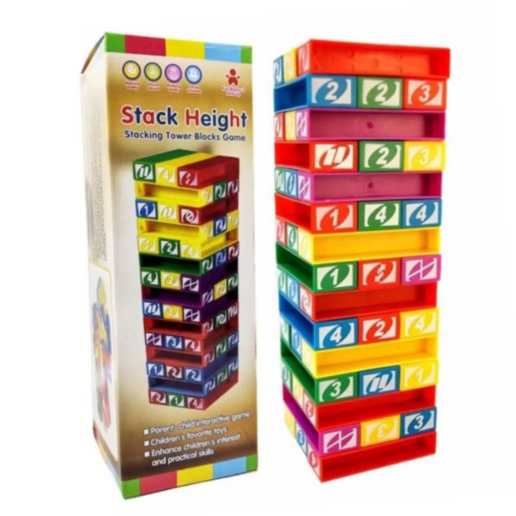 UNO MAINAN BALOK STACK HEIGHT / MAINAN BALOK SUSUN