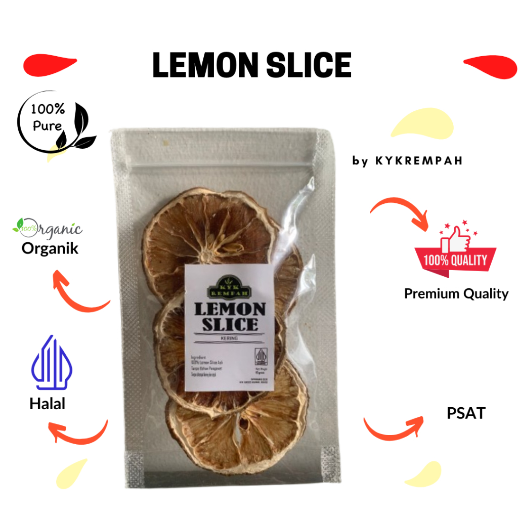 

Lemon Slice / Buah Lemon Kering / Dried Lemon Slices