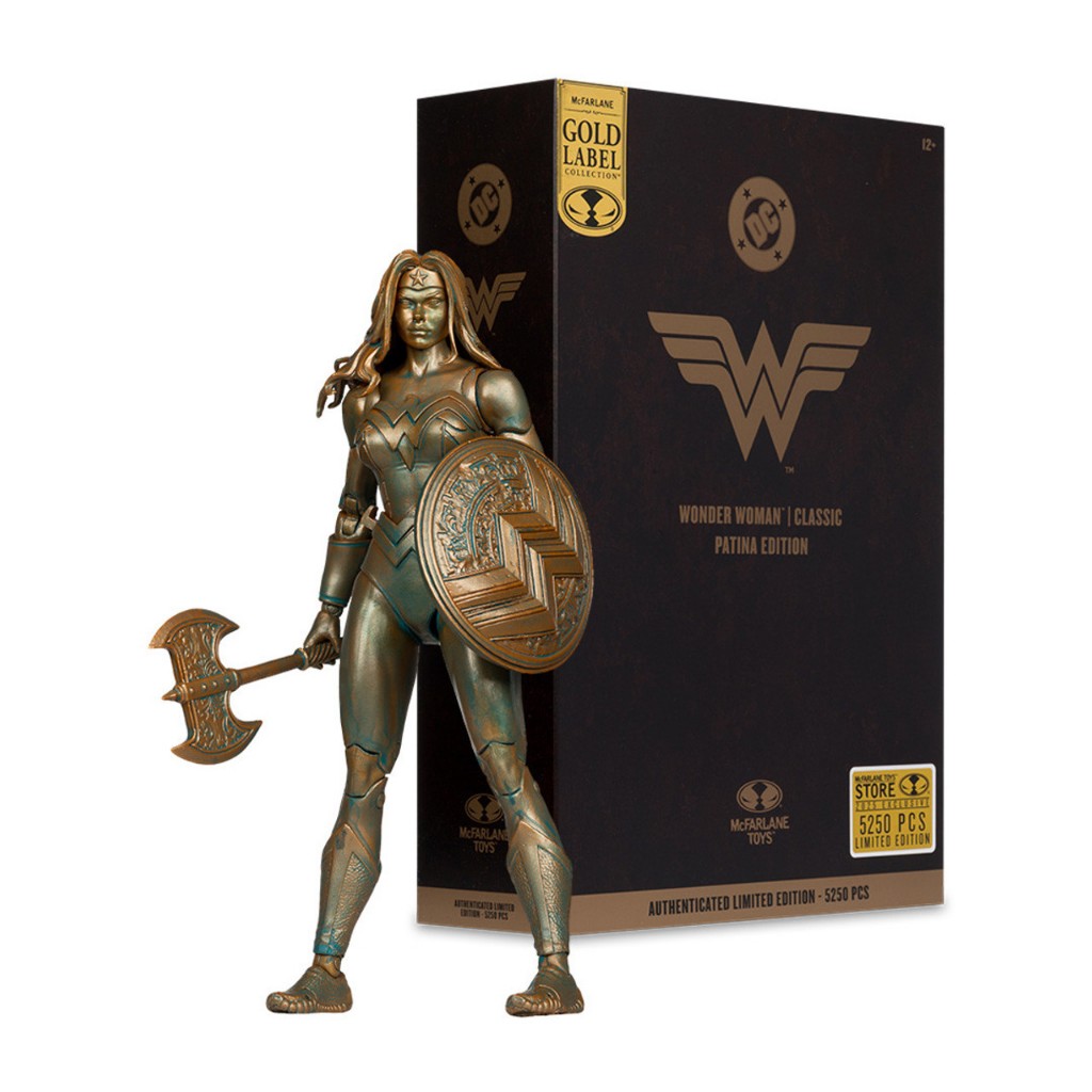 McFarlane Toys Wonder Woman (Classic) Gold Label Patina Edition Toy And Hobby Collection