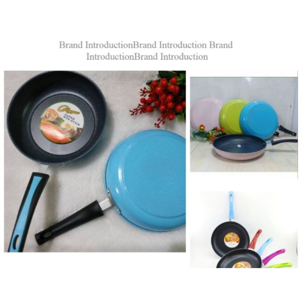 Teflon WarnaStainlessSteel/TeflonUkuran20cm/TeflonUkuran22cm/TeflonUkuran24cm