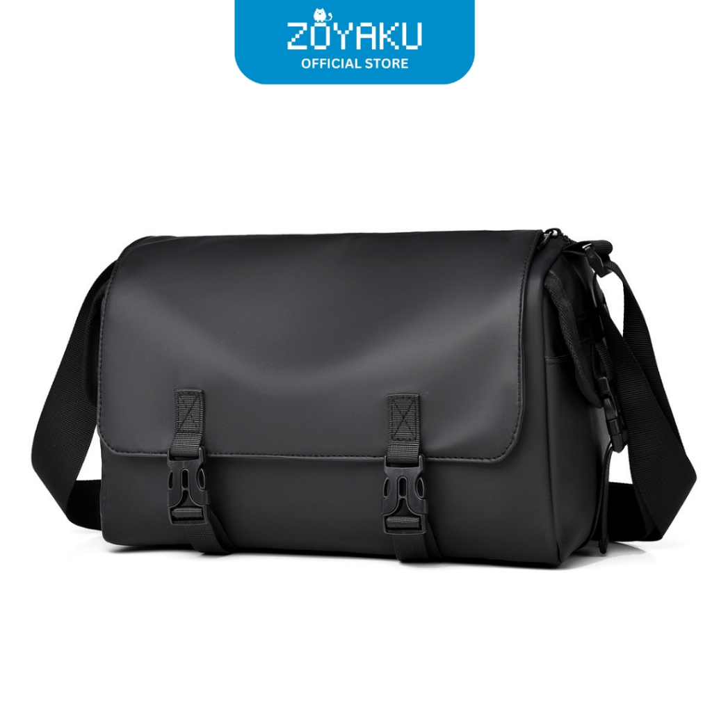 Tas Slempang Pria Slingbag Bahan Kulit Sintetis Stylish Waterproof TA9017