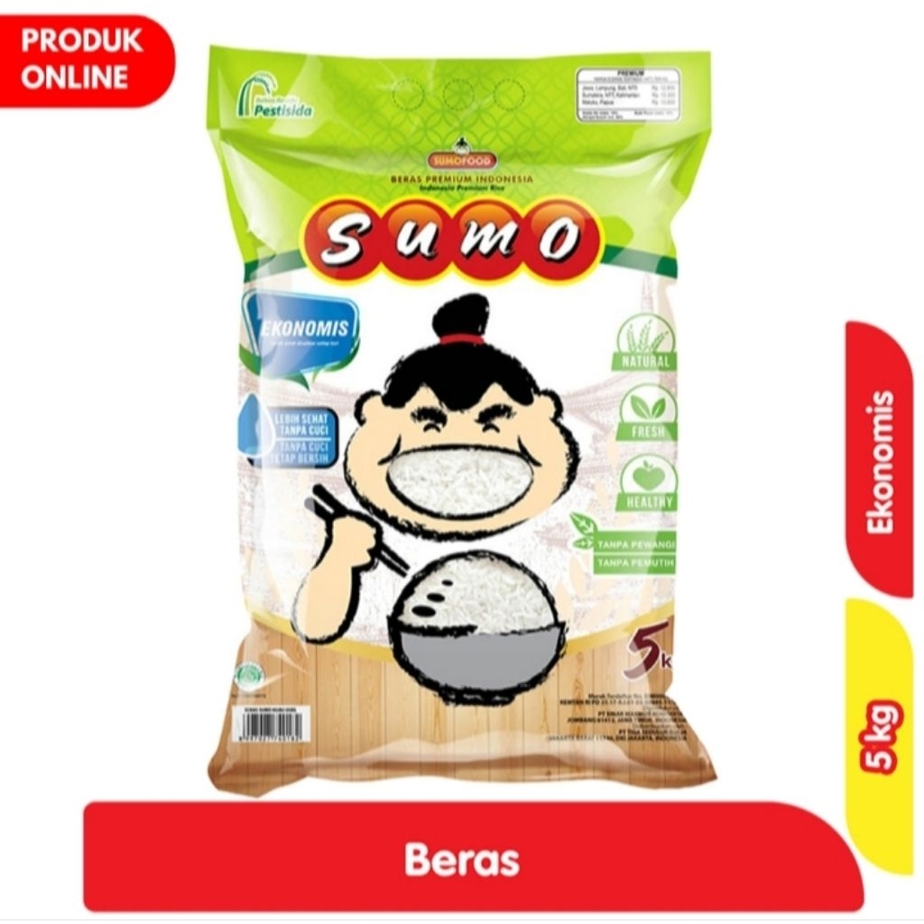 

Sumo Beras Premium Kemasan Hijau 5 Kg