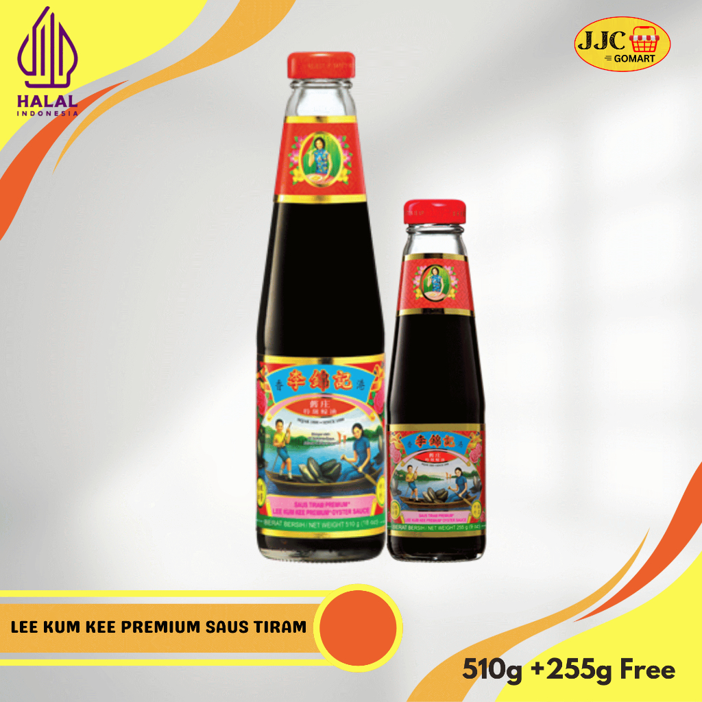 

Lee Kum Kee Dayung Saus Tiram Premium Paket Banded 510g + 255g ( Free )