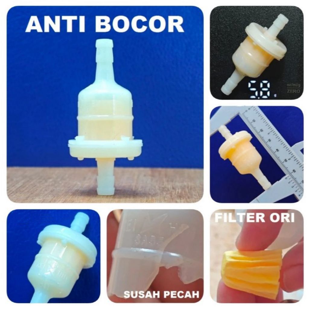 Filter Saringan Bensin Gabus Putih Saringan Bensin Gabus Putih Universal