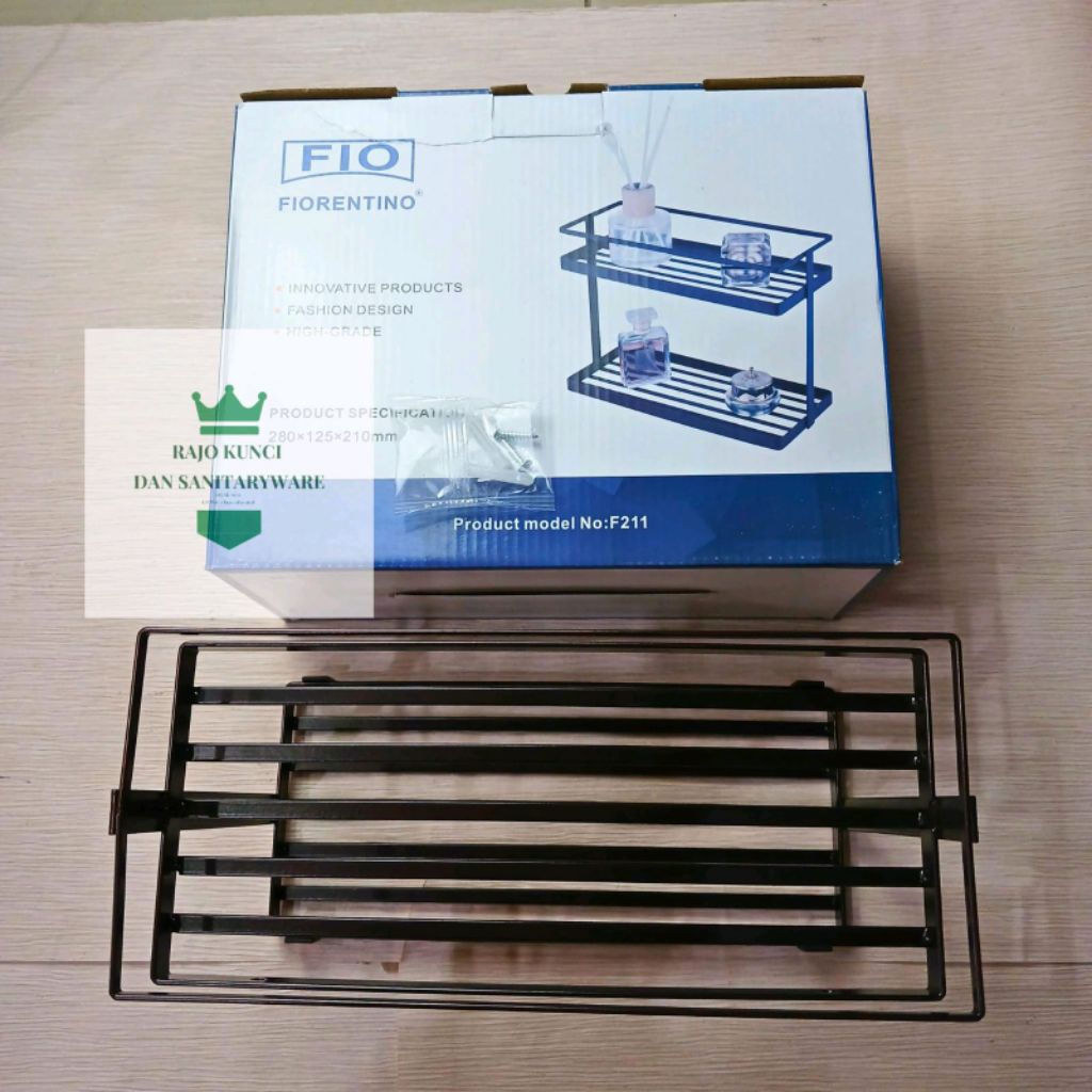 Rak sabun minimalis 2 tingkat FIORENTINO