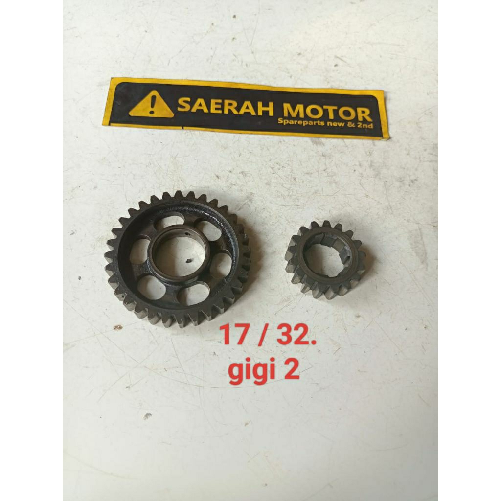 gigi 2 rasio transmisi Honda gl pro series, gl max original.