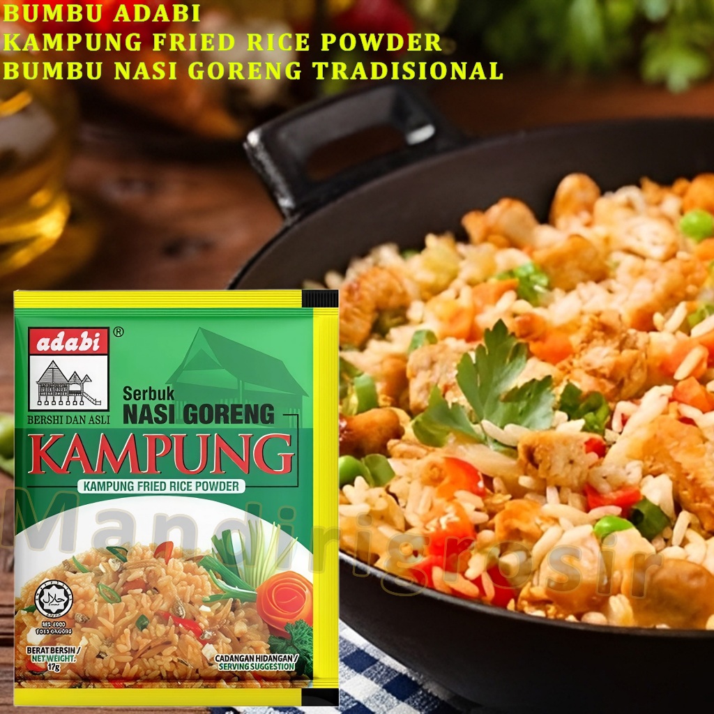 

Bumbu Nasi Goreng Tradisional * Adabi * Bumbu Nasi Goreng Kampung * 17gr