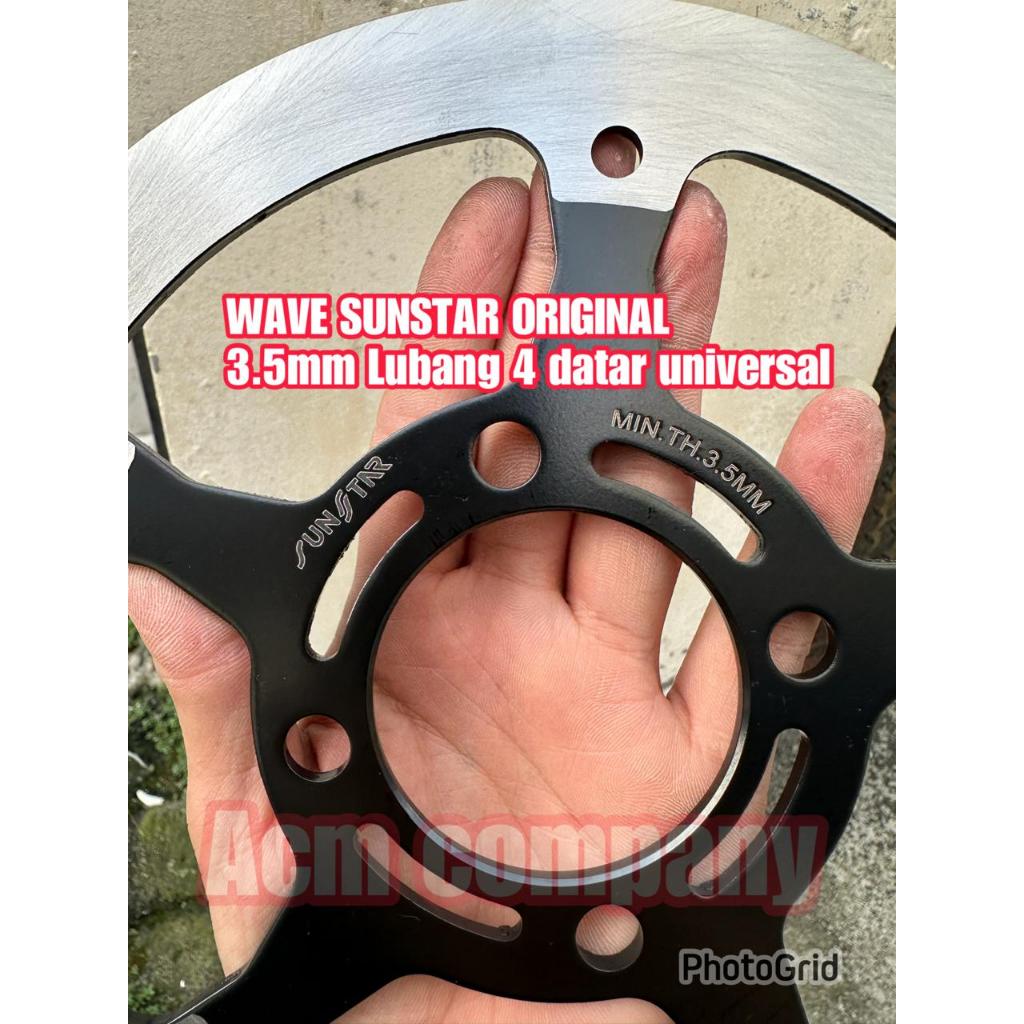 WAVE SUNSTAR ORIGINAL BUTA DISC PIRINGAN CAKRAM LUBANG 4 DATAR UNIVERSAL