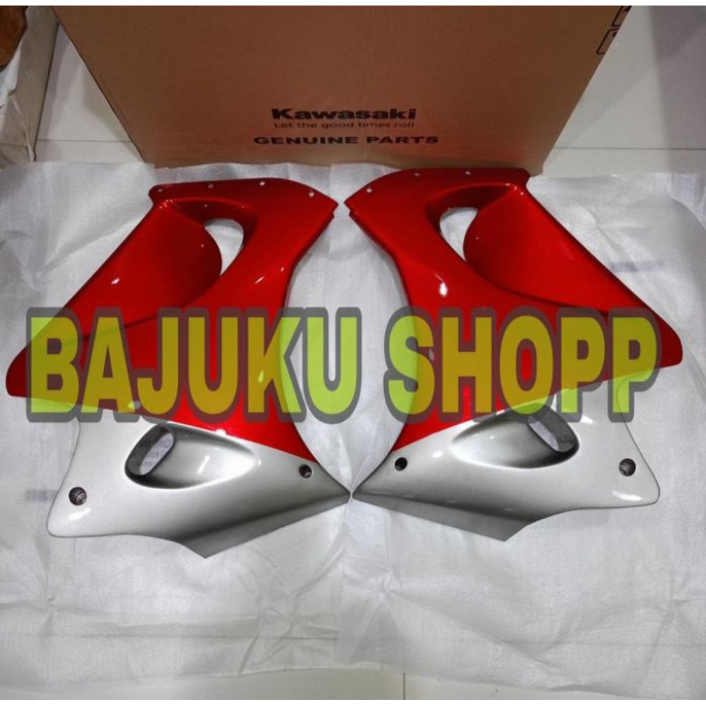 COVER FAIRING BAWAH KANAN KIRI NINJA RR OLD MERAH MAROON
