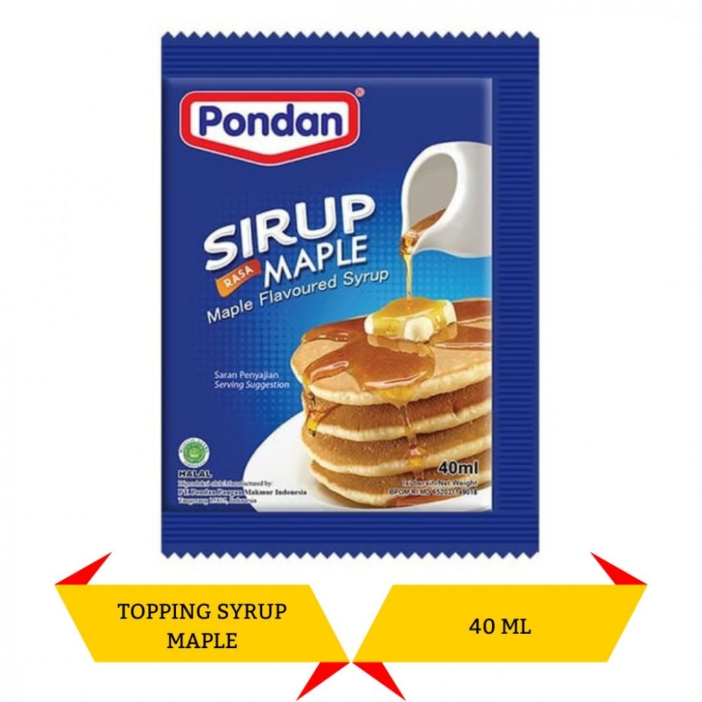 

Sirup/Topping Maple Pondan 40ML