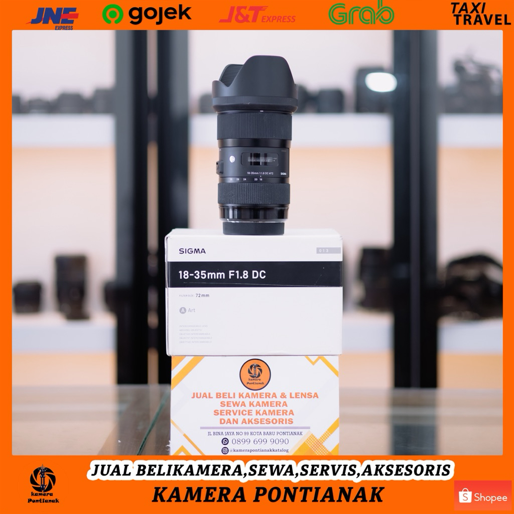 LENSA SIGMA ART 18-35mm f1.8 For CANON