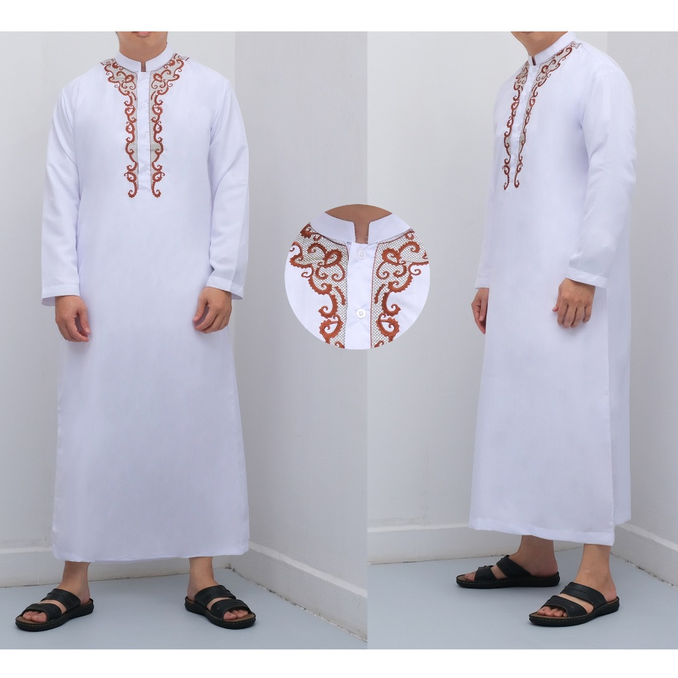 Juba Pakaian Cowok 2026 Baju Jubah Arab Pria Kok Murah Kekinian Jubah Cowok Terbaru 2026 Gamiss Cowo