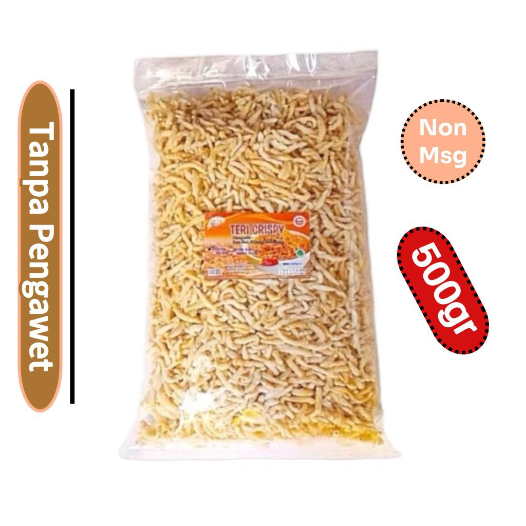 

Sintamel Teri crispy 500g kualitas super teri krispi non msg non pengawet Snack Food Cemilan