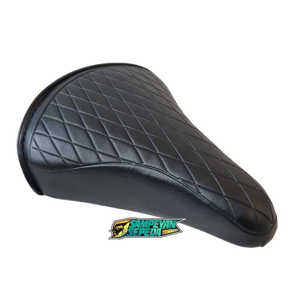 Sadel Sepeda Polos Batik Hitam 2601 Jok Dudukan Sepeda Sierra CTB Mini 20 24 26