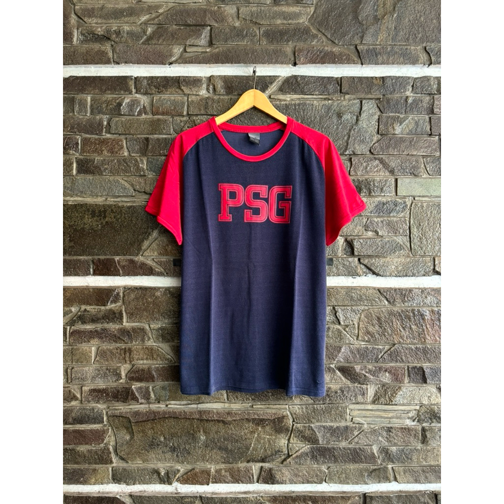 Paris Saint Germain • Authentic PSG Vintage 00s Y2k Tee / Kaos / Tshirt Ronaldinho Era Size XL Secon