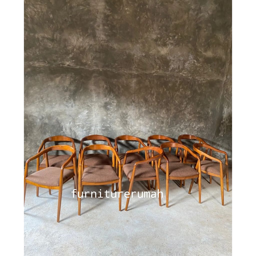 kursi cafe kayu jati minimalis, kursi makan kursi cafe kayu jati minimalis