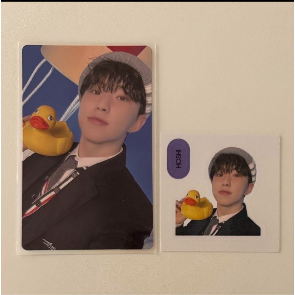 hoshi 17 is right here weverse global pob photocard seventeen
