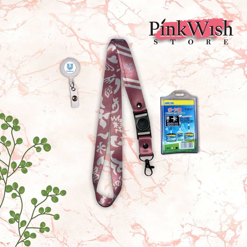 

Lanyard UNILEVER PINK / Tali idcard UNILEVER PINK [Termurah] Ready stock