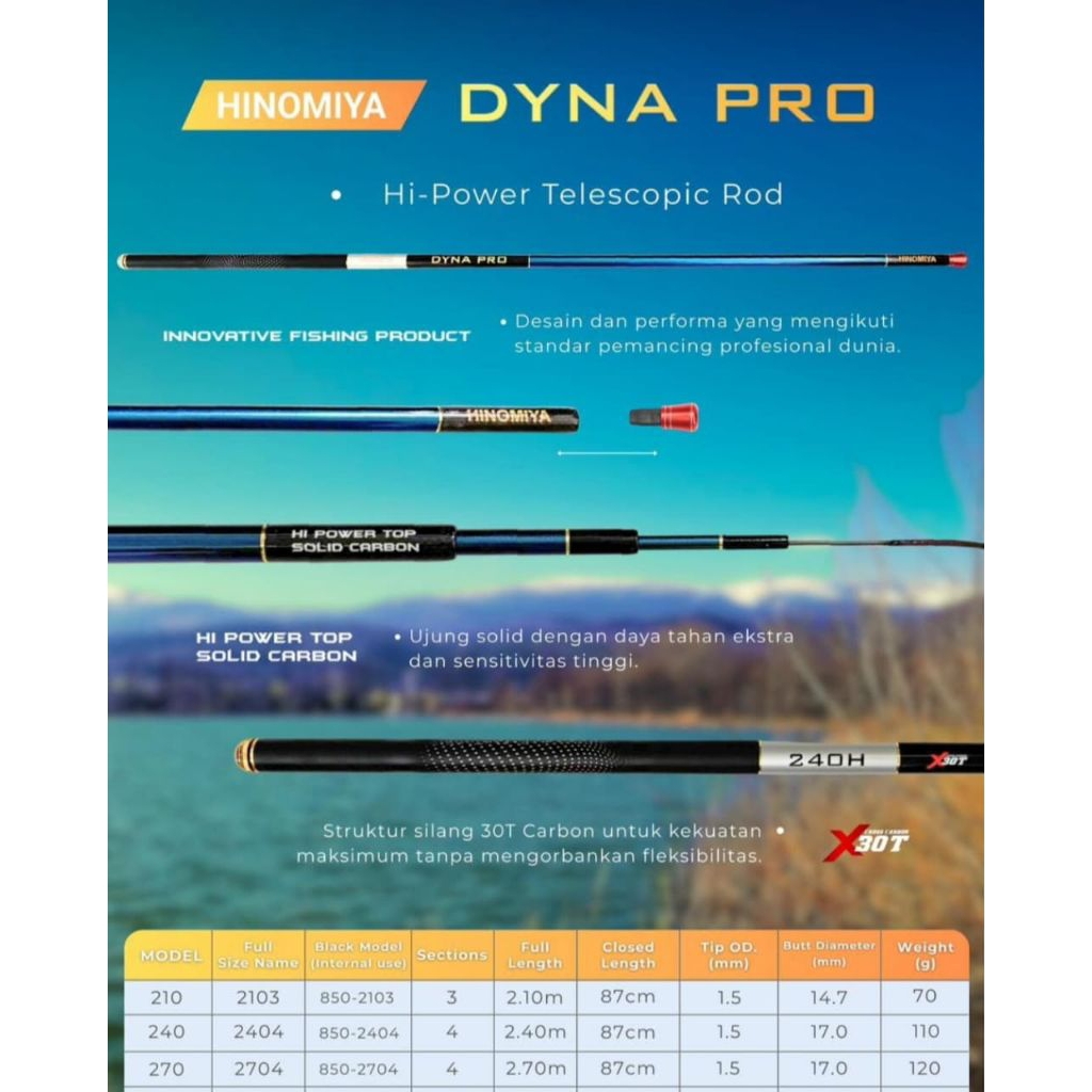 POLE / TEGEK HINOMIYA DYNA PRO