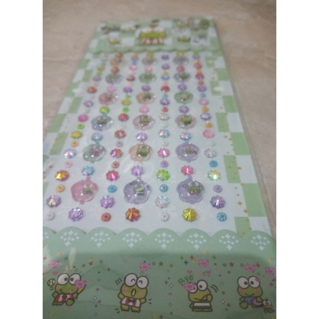 

KEROPPI sticker timbul kerropi blink keropi tempelan diamond keropy