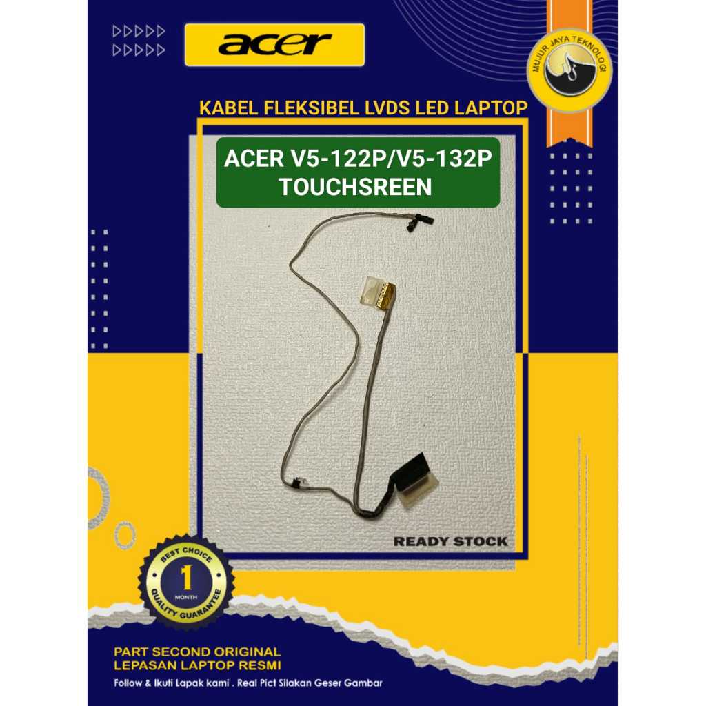 Flexible Fleksibel LVDS LED ACER ASPIRE V5 V5 132 V5 122 V5 122P MS2377 50.4LK06.001 TOUCHSCREEN