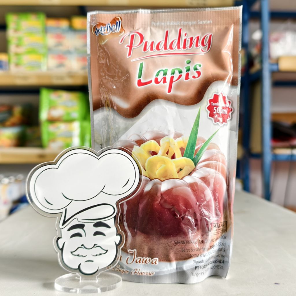 

Nutrijell Puding Lapis Gula Jawa / Nutrijell Puding Gula Jawa