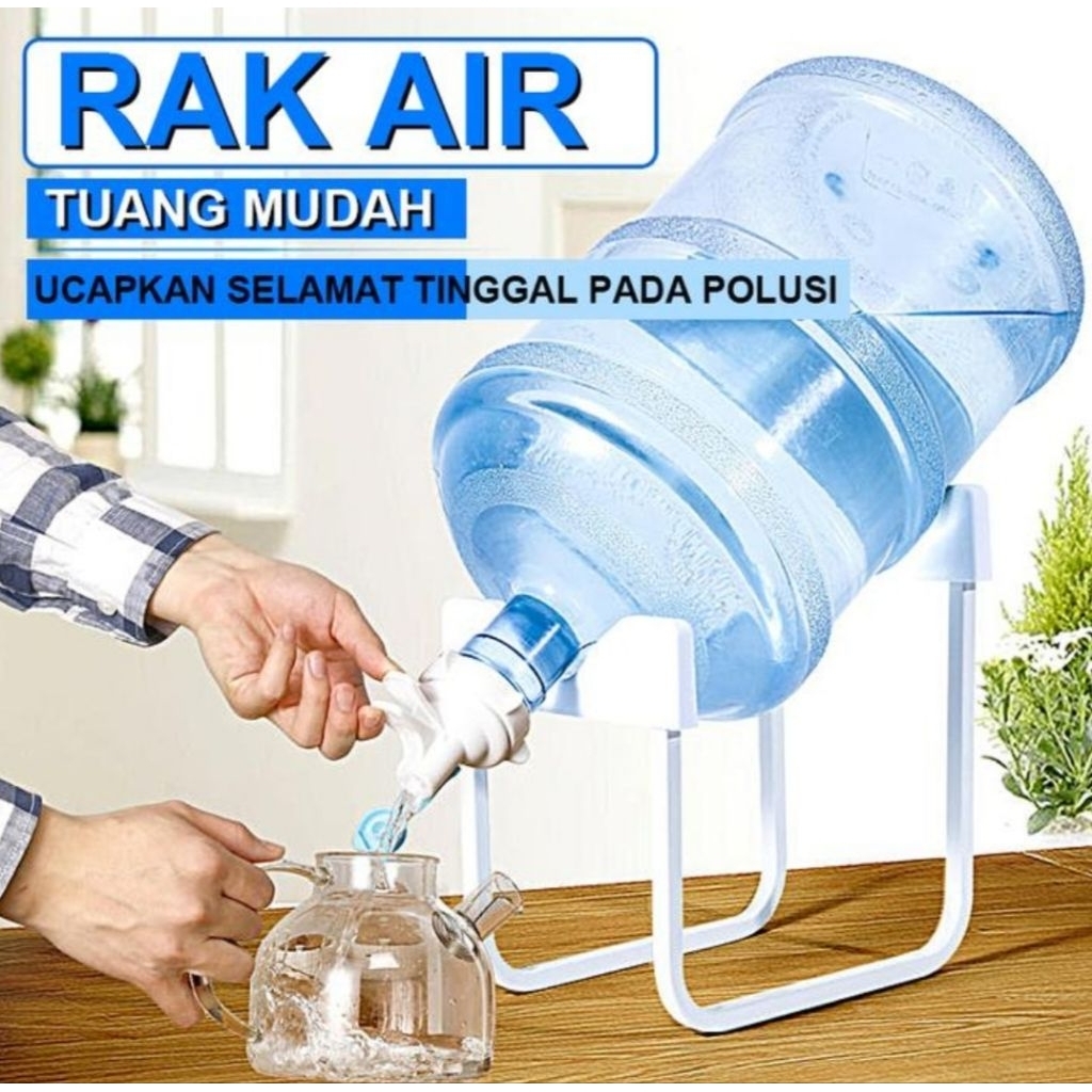 A1 Rak Galon / Rak Kaki Galon + Kran / Dudukan Galon Tatakan Galon Dan Kran Rak Galon Kaki