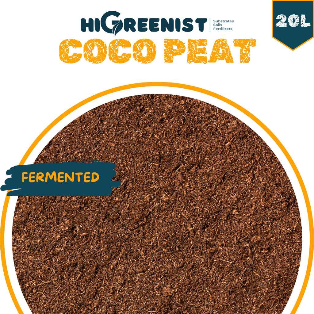 Coco Peat Premium (20L Bag) - Media Tanam Coco Peat Fermentasi