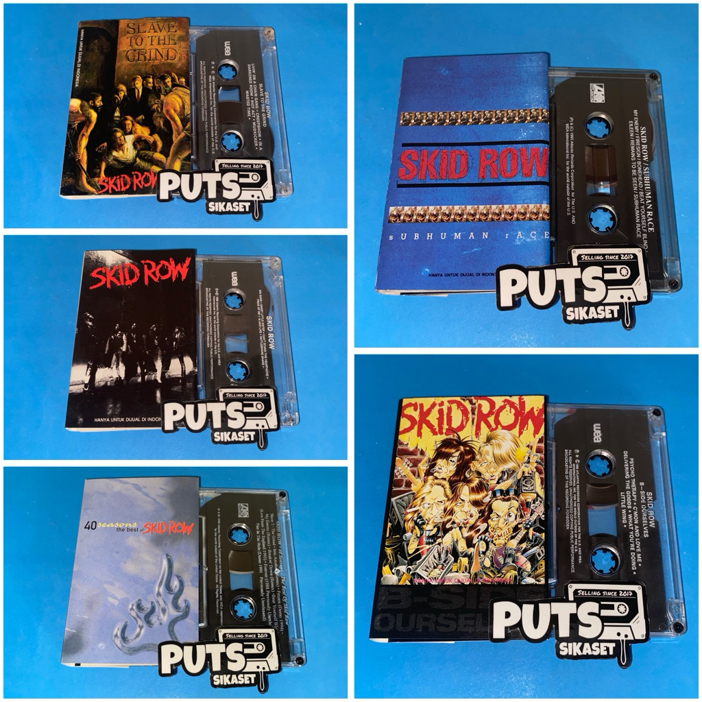 kaset pita Skid Row - Berbagai Macam Album