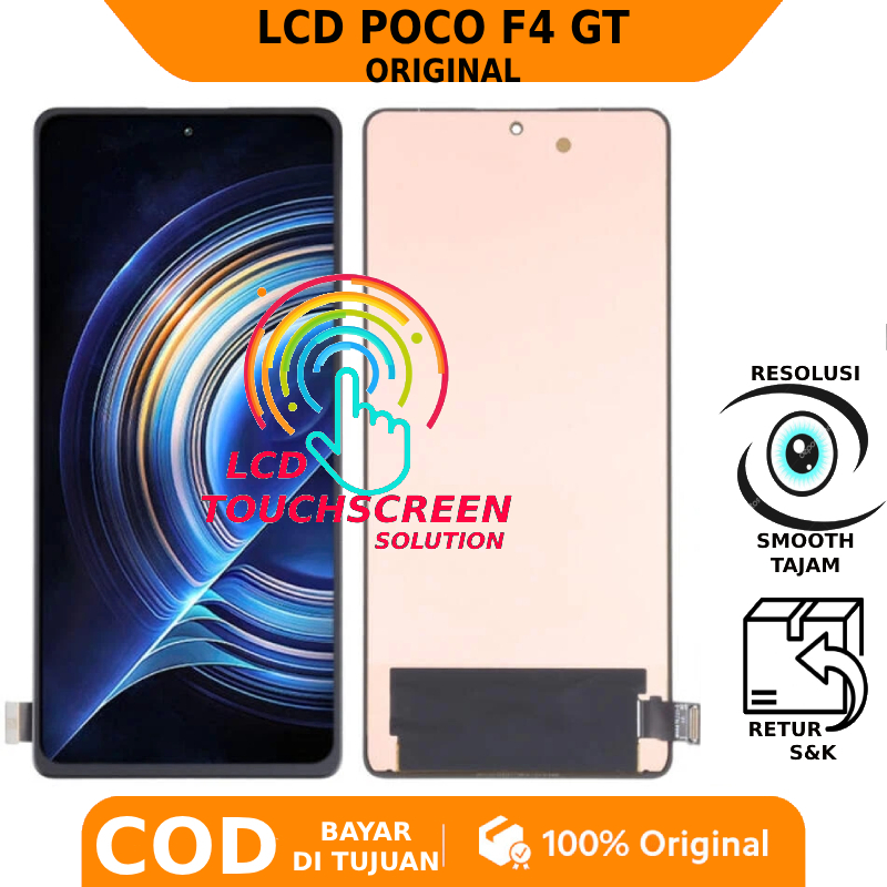 LCD TOUCHSCREEN POCO F4 GT ORIGINAL AMOLED GARANSI