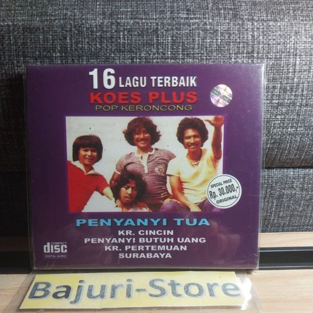 CD "Koes Plus"/ 16 Lagu Terbaik Koes Plus/Segel/Original/Sealed