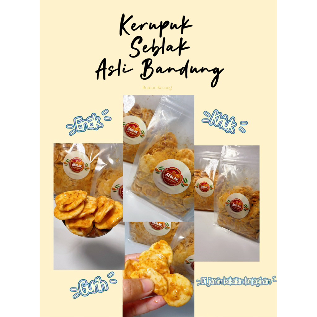 

kerupuk seblak kering
