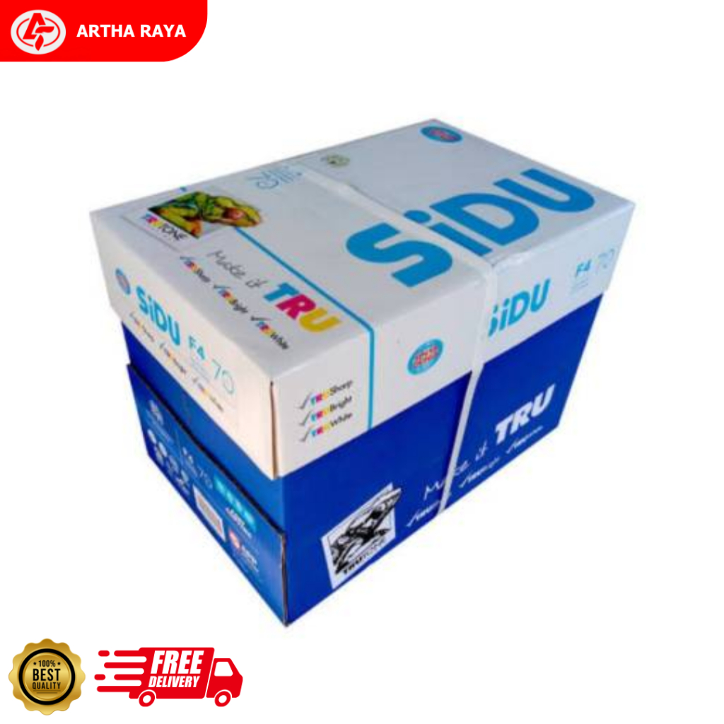 

Kertas HVS F4 70 Gsm SiDU / Sinar Dunia 1 Dus [5 Rim]